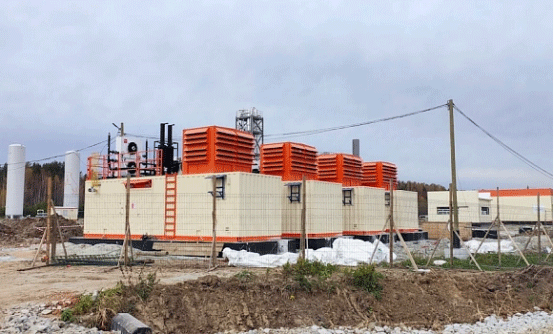 【2x1000kw 2x540kw】欧洲液化天然气工厂项目
